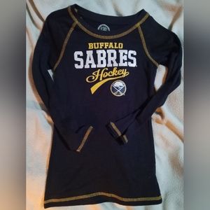 Girls Size 6/6x Long Sleeve Buffalo Sabres Shirt